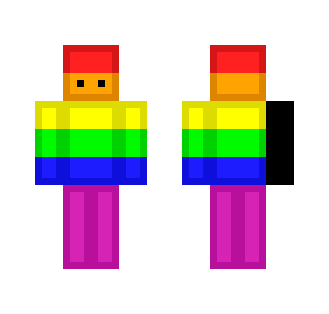Rainbow Pinata - Male Minecraft Skins - image 2