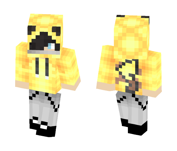 Zane Pikachu Hoodie - Male Minecraft Skins - image 1