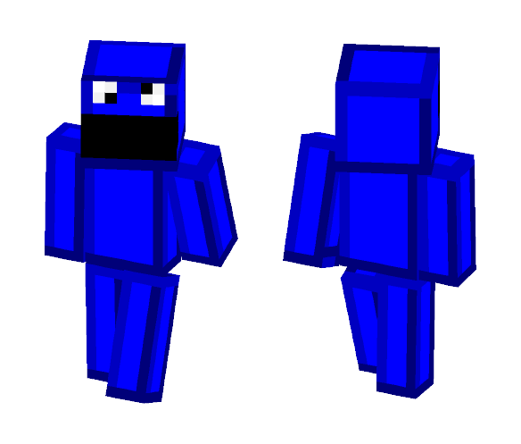 Cookie Monster - Male Minecraft Skins - image 1
