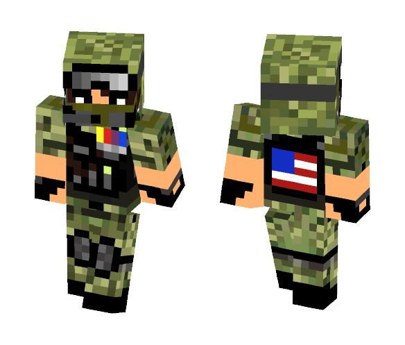 American Soldier (Original) - Interchangeable Minecraft Skins - image 1