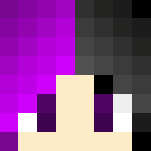 ✧Black and Purple✧ - Female Minecraft Skins - image 3