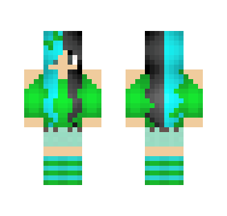 ☼Black and Blue☼ - Female Minecraft Skins - image 2