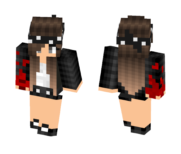 Girl with Power hand. :D - Girl Minecraft Skins - image 1