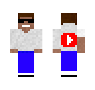 Me In a YouTube jacket and glasses - Male Minecraft Skins - image 2
