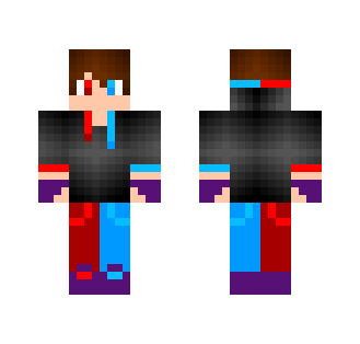 Fire and Ice boy - Boy Minecraft Skins - image 2