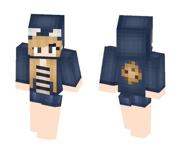 A girl who like cookies - Girl Minecraft Skins - image 1