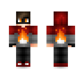 Fire Boy Mask - Boy Minecraft Skins - image 2