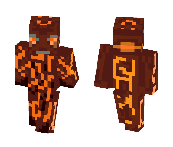 Flame Elemental - Male Minecraft Skins - image 1