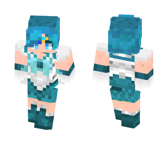 Sailor Mercury - Female Minecraft Skins - image 1