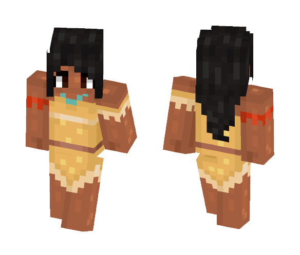 Pocahontas x64 - Female Minecraft Skins - image 1