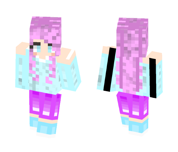 My First Not Chibi Skin :3 ♥ - Female Minecraft Skins - image 1