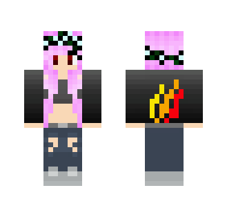 My Own Custom Skin By My Cousin - Female Minecraft Skins - image 2
