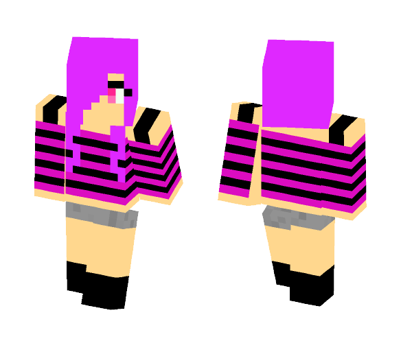 Emily's mom diyed her hair purple - Female Minecraft Skins - image 1