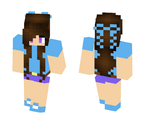 Adorable Steve Girl - Girl Minecraft Skins - image 1
