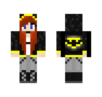Emo Batman Red-Head Girl - Batman Minecraft Skins - image 2