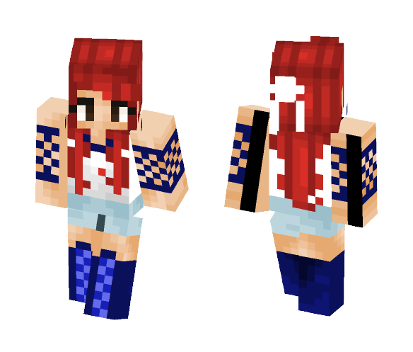 U3 Ch1.1- Frιdαγε | Blue Boo| - Female Minecraft Skins - image 1
