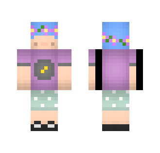 Boy w/ Flower Crown - Boy Minecraft Skins - image 2