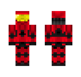 Halo CE: Red Spartan - Male Minecraft Skins - image 2