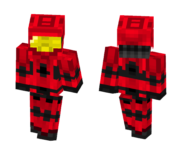 Halo CE: Red Spartan - Male Minecraft Skins - image 1