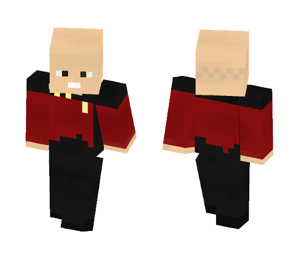 Captain Picard - Male Minecraft Skins - image 1