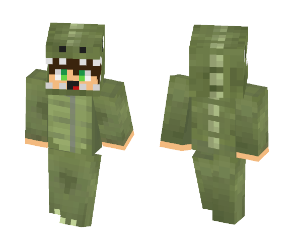 Dino Costume - Male Minecraft Skins - image 1