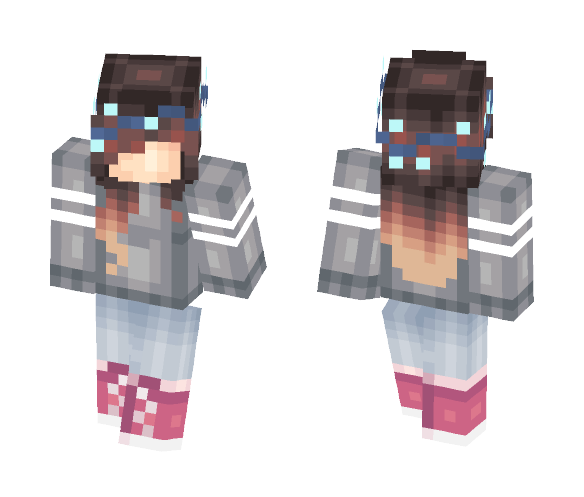 faceless lovers | gothical - Female Minecraft Skins - image 1