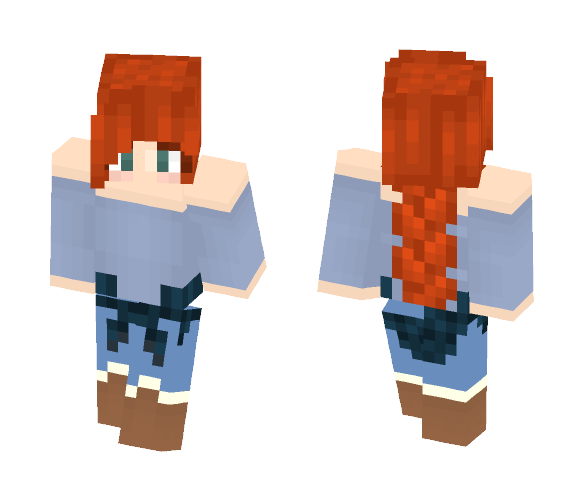 Big Braid - Female Minecraft Skins - image 1
