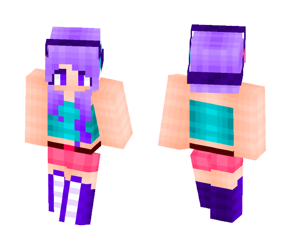 Little Bow Girl - Girl Minecraft Skins - image 1