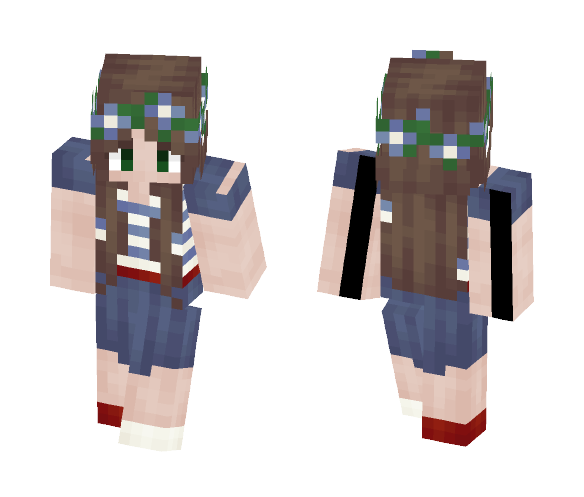 Stripes - 100 Subscriber Skin! - Female Minecraft Skins - image 1