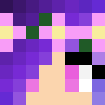 Adorable Galaxy Flower Girl - Girl Minecraft Skins - image 3