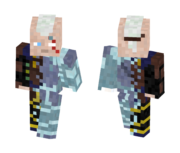 Dying Samurai - No Mask - Male Minecraft Skins - image 1