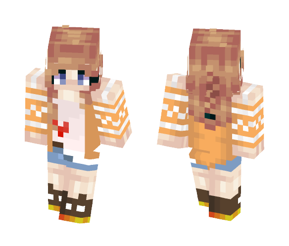 Charmander Girl - Girl Minecraft Skins - image 1