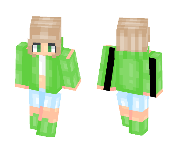 ????Green Frog.???? - Female Minecraft Skins - image 1