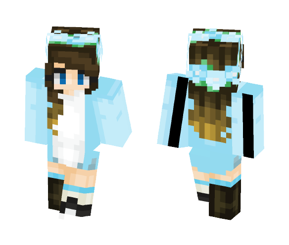 AmβiτiσυsØηε - True Blue - Female Minecraft Skins - image 1