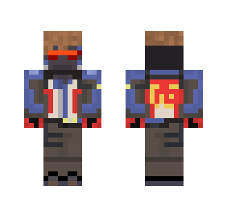 Me as soldier 76 (Overwatch) - Male Minecraft Skins - image 2