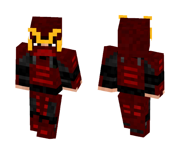 RED SAMURAI - Interchangeable Minecraft Skins - image 1