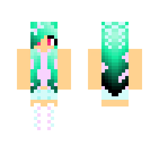 Cute Neon Girl - Cute Girls Minecraft Skins - image 2