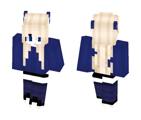 ~Blue ♥ - Female Minecraft Skins - image 1