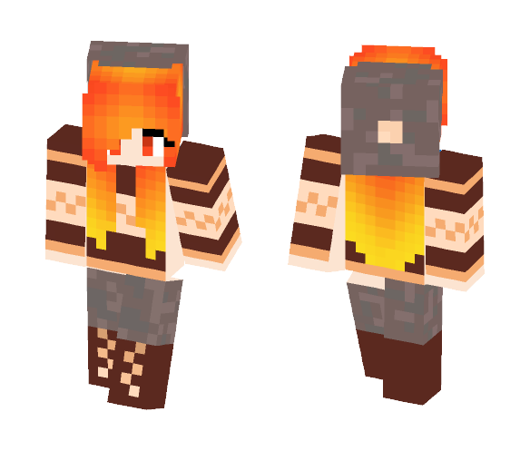 Autumn Fire - Female Minecraft Skins - image 1