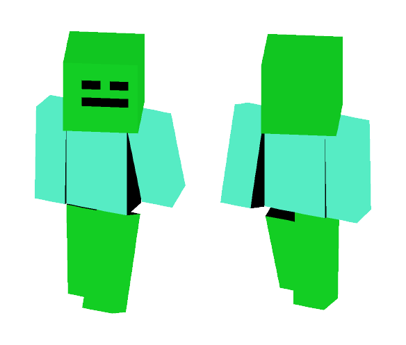 Diamond & Emerald Dude - Male Minecraft Skins - image 1