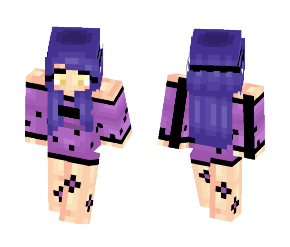 Blαcκ Rosε | Aυtυmη - Female Minecraft Skins - image 1