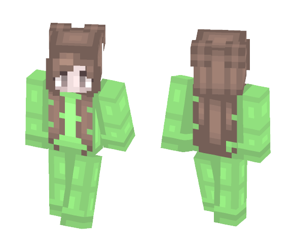 Green Onesie | ρυяℓιxxα - Female Minecraft Skins - image 1