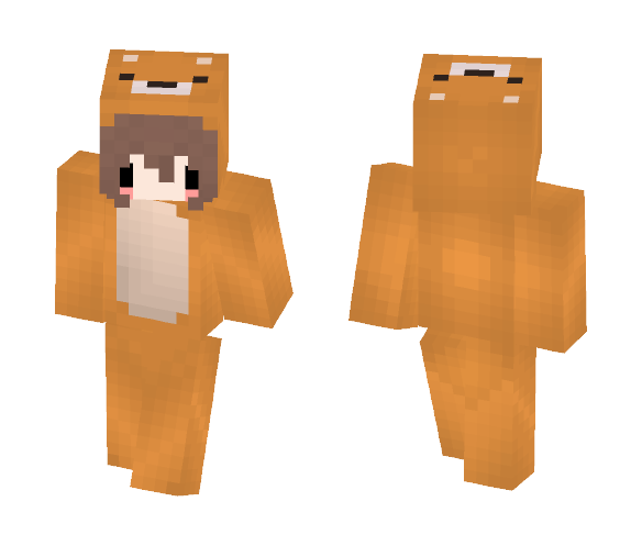 Chibi in Bear Suit - Interchangeable Minecraft Skins - image 1