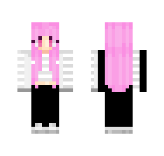Pink Adidas~ ☪Scoliosis☪ - Female Minecraft Skins - image 2