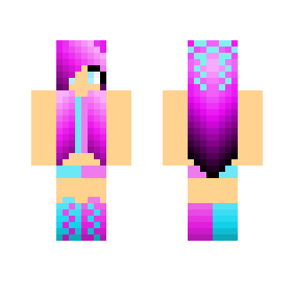 Adorable Cotton Candy Girl :D - Girl Minecraft Skins - image 2