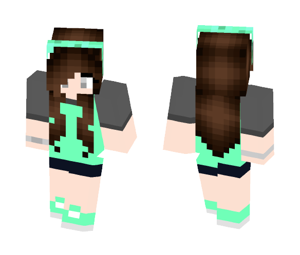 Megan Sophia 1 (Steve) - Female Minecraft Skins - image 1
