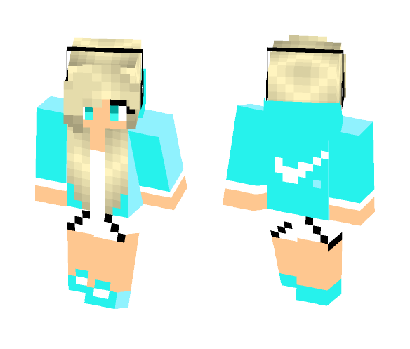 Hipster Girl - Girl Minecraft Skins - image 1