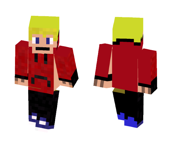Red gamer - Male Minecraft Skins - image 1