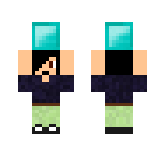 Download Guy Holding Diamond Block Minecraft Skin for Free ...