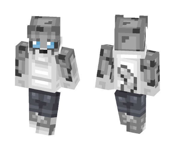 Furry | Snow Leopard - Male Minecraft Skins - image 1